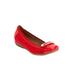 Women's The London Flat by Comfortview in New Hot Red (Size 10 1/2 M)