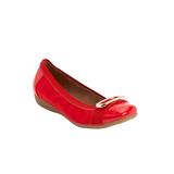 Women's The London Flat by Comfortview in New Hot Red (Size 7 1/2 M)