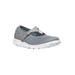 Women's TravelLite Mary Jane Sneaker by Propet® in Silver (Size 6 1/2 M)