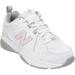 Women's The WX608 Sneaker by New Balance in White Pink (Size 8 1/2 B)
