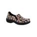 Women's Bind Slip-Ons by Easy Works by Easy Street® in Skull Patent Pattern (Size 12 M)