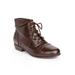 Extra Wide Width Women's The Darcy Bootie by Comfortview in Brown (Size 12 WW)