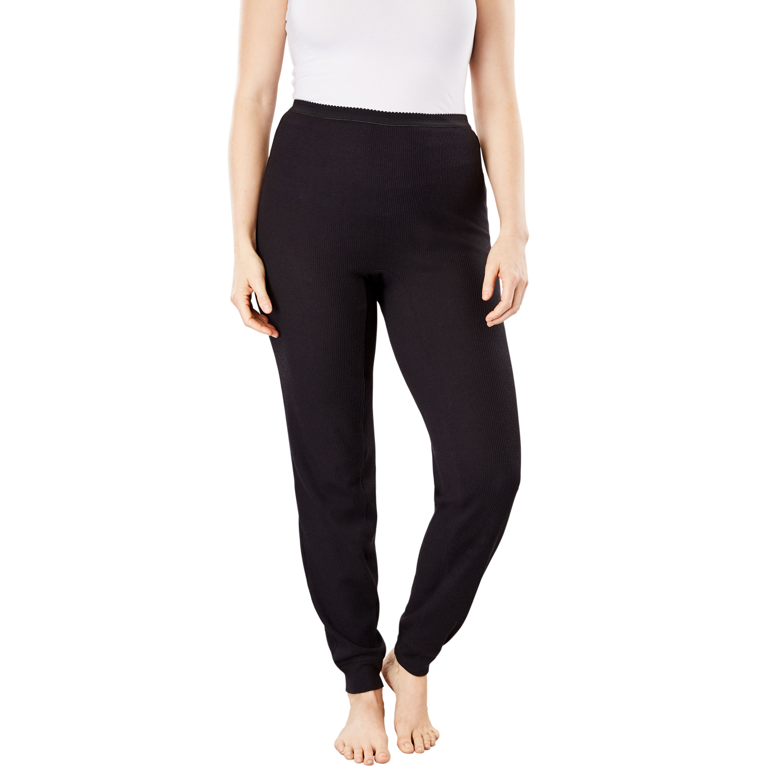 Plus Size Women's Thermal Pant by Comfort Choice in Black (Size 1X)