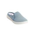 Women's The Camellia Slip On Sneaker Mule by Comfortview in Light Denim (Size 10 1/2 M)