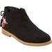 Extra Wide Width Women's The Sienna Bootie by Comfortview in Black (Size 8 WW)