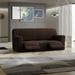 PAULATO by GA.I.CO. Stretch Recliner Sofa Slipcover - Easy to Clean & Durable - Microfibra Collection in Brown | 35 H x 85 W x 40 D in | Wayfair