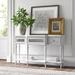 Kelly Clarkson Home Gisele 54" Solid Wood Console Table Wood in Brown/Gray | 31 H x 54 W x 13 D in | Wayfair 0F795BC542EF40189333DADCF05D6AA6