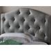 Lark Manor™ Amirion Twin Panel Headboard Upholstered/Polyester in Gray | 23.8 H x 39.17 W x 2.56 D in | Wayfair 80E9891BA5874F6AB134055FBE9382DE