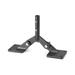 Arlmont & Co. Watkinsville Cottage Adjustable Roof Mount for Weathervane Vinyl/Metal in Black | 10 H x 10 W x 10 D in | Wayfair