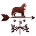 Millwood Pines Vanille Dog Weathervane Metal/Steel in Brown/Gray | 30 H x 21 W x 15.5 D in | Wayfair 18346E491EEC4ABCA8D8857C792E756D