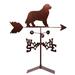 Millwood Pines Vanille Newfoundland Dog Weathervane Metal/Steel in Brown/Gray | 30 H x 21 W x 15.5 D in | Wayfair F9AC244B59D546C7B74AF3B8F0461945