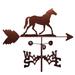 Charlton Home® Isulf Horse Quarter Weathervane Metal/Steel in Brown/Gray | 30 H x 21 W x 15.5 D in | Wayfair 81165C0D1BE94241A63DC0082CA70F41