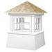 Gracie Oaks Auzenne Vinyl Cupola Vinyl/Wood/Metal/Copper in White | 58 H x 42 W x 42 D in | Wayfair 3C0B685ADAD04917AF1C3CCB0C1A5CD1