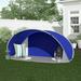 Arlmont & Co. Erik 2 Person Tent Fiberglass, Metal in Gray/Blue | 47.3 H x 86.5 W x 39.5 D in | Wayfair C1AD6B4C373A41DDB76C61404B93DAAC