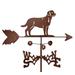 Millwood Pines Vanille Labrador Dog Weathervane Metal/Steel in Brown/Gray | 30 H x 21 W x 15.5 D in | Wayfair CB51547E6BA94AC7A614A6753004716A