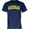 The Blue Brand Blue84 NCAA Michigan Wolverines Herren-T-Shirt, kurzärmelig, Marine, Größe XXL