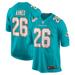 Men's Nike Salvon Ahmed Aqua Miami Dolphins Game Jersey