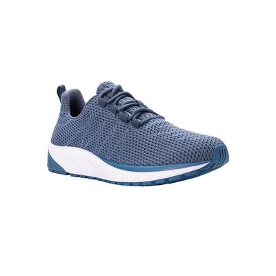 Wide Width Women's Tour Knit Running Shoe by Propet in Denim (Size 7 W)