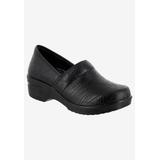 Women's Lyndee Slip-Ons by Easy Works by Easy Street® in Black Tool (Size 12 M)