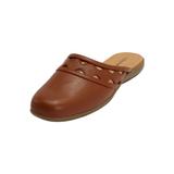 Extra Wide Width Women's The McKenna Slip On Mule by Comfortview in Cognac (Size 10 1/2 WW)