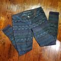 American Eagle Outfitters Jeans | American Eagle Printed Jeans Size 4 | Color: Blue/Purple | Size: 4