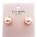 Kate Spade Jewelry | Kate Spade Blush Rise And Shine Pearl Earrings | Color: Cream/Pink | Size: .5" X .5"