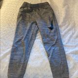 Nike Bottoms | Boys Nike Therma Dri-Fit Sweatpants | Color: Black/Gray | Size: Lb