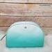 Kate Spade Bags | Kate Spade Medium Dome Cosmetic Dome Fiji Green | Color: Blue/White | Size: Os