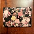 Kate Spade Bags | Host Pick Nwt Kate Spade Pink & Gold Glitter Leather Card Holder, Gift Box | Color: Black/Pink | Size: 2.7" H X 3.9" W
