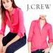 J. Crew Tops | J. Crew Women Slim-Fit Stretch Cotton Front Button Shirt Pink Size Small | Color: Pink | Size: S