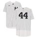 Reggie Jackson New York Yankees Autographed White Nike Replica Jersey with Multiple Inscriptions