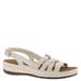 Easy Street Kehlani - Womens 6 White Sandal Medium