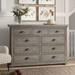 Birch Lane™ Wolferstorn 9 Drawer 64" W Dresser Wood in Brown/Green | 42 H x 64 W x 18 D in | Wayfair 0B3FF9191A5D48D597C45811B59895D0