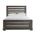 Birch Lane™ Idria Solid Wood Low Profile Standard Bed Wood in Gray | 58 H x 67 W x 88 D in | Wayfair 5F537B4AF3964AFD94C78CAAEA06F980