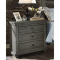 Birch Lane™ Wolferstorn 3-Drawer Nightstand Wood in Brown | Wayfair 719BDB6344CB4D119DED3DA6306827B1