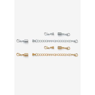 Women's Silver Tone and Gold Tone Chain Extender S...