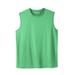 Men's Big & Tall No Sweat Muscle Tee by KingSize in Electric Green (Size 6XL)