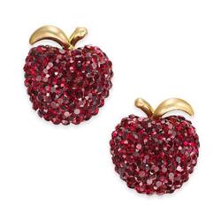 Kate Spade Jewelry | Kate Spade Dashing Beauty Apple Earrings | Color: Gold/Red | Size: Os