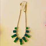 Kate Spade Jewelry | Kate Spade Emerald And Turquoise Necklace | Color: Blue/Green | Size: Os