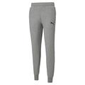 PUMA Men's Essentials Fleece Pants Sweatpants, Medium Gray Heather, Large