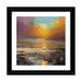 iCanvas Golden Light by Scott Naismith - Graphic Art Print Paper in Black/Blue/Orange | 24 H x 24 W x 1 D in | Wayfair SNH35-1PFA-24x24-FM01