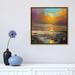 iCanvas Golden Light by Scott Naismith - Graphic Art Print Canvas in Black/Blue/Orange | 18 H x 18 W x 1.5 D in | Wayfair SNH35-1PC6-18x18-FF03