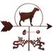 August Grove® Annaleigh Goat Nubian Milk Weathervane Metal/Steel in Brown/Gray | 30 H x 21 W x 15.5 D in | Wayfair F06DD892F8A746B786B9EA869A8CFE6C