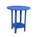 Latitude Run® Gloridine Outdoor Pub Table Plastic in Blue | 38 H x 35.5 W x 35.5 D in | Wayfair 0FFC688E3246495386497252F5ED0512