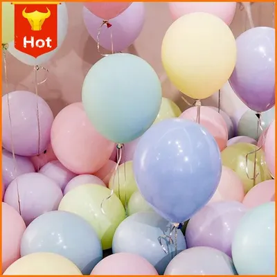 Ballons Macaron gonflables en Latex 5 pouces 50 pièces pour décoration de fête d'anniversaire de