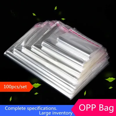 Sac en cellophane transparent auto-adhésif petits sacs en plastique pour emballage de bonbons sac
