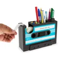 Porte-stylo distributeur de cassette avec ruban adhésif conteneur bien rangé bureau maison pot à
