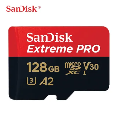 SanDisk – carte Micro SD Extreme PRO 32 go/64 go/256 go/128 go 200 mo/s TF U3 compatible 4K