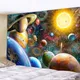 Tapisserie psychédélique yoga tapis de plage Hippie décoration de la maison tapisserie murale