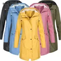 Manteau de pluie Long imperméable pour femmes veste de pluie coupe-vent pour vélo cadeau